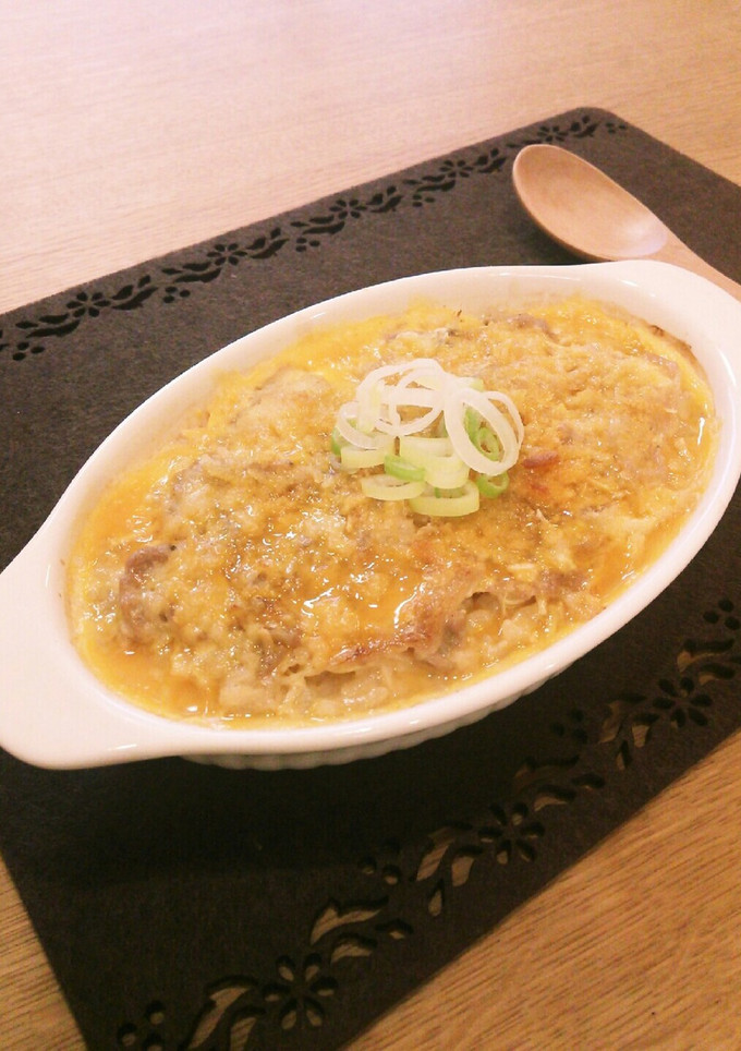 揚げずに簡単☆薄切り肉のあつあつカツ丼-レシピのメイン写真
