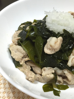 豚肉とわかめのさっぱりシャンタンDX炒め-レシピのメイン写真