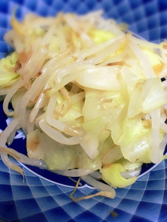 超簡単!キャベツともやしの麺つゆ和え♡-レシピのメイン写真