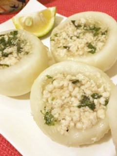 蕪のトロトロ大葉ひき肉餡詰め-レシピのメイン写真