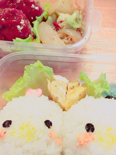 ドナルド&デイジーおにぎり弁当☆☆-レシピのメイン写真