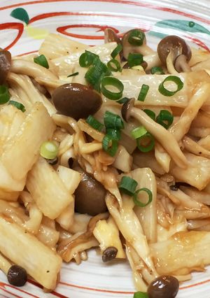 長芋ときのこのオイスターソース炒め-レシピのメイン写真