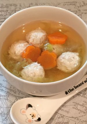 卵なし☆肉だんごのあったかスープ-レシピのメイン写真