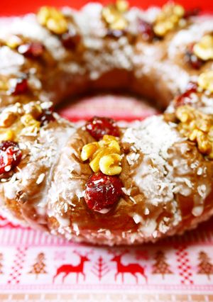 ★Xmas☆リース風チョコちぎりパン★-レシピのメイン写真