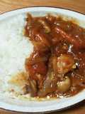 トマト大量消費　ツナde簡単トマトカレー