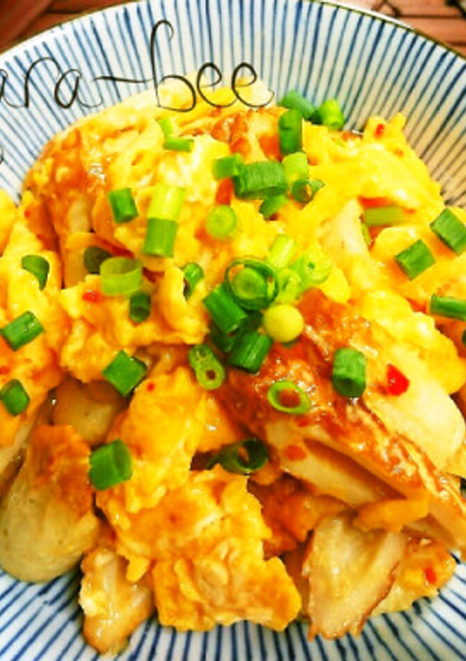 節約45円♡ちくわと卵のスイチリマヨ炒め-レシピのメイン写真