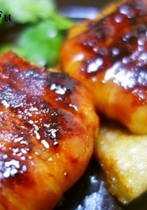 大根のベーコン巻ステーキ☆油揚げも♪-レシピのメイン写真