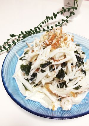 簡単シャキシャキ★ちくわワカメ大根サラダ-レシピのメイン写真