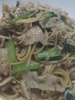オイスターソースを使って和風パスタ☆-レシピのメイン写真