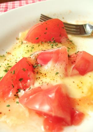 トマトとチーズをレンジで3分チン☆-レシピのメイン写真