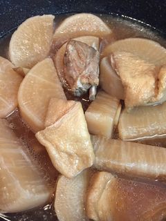 大根とスペアリブと油揚げの煮込み-レシピのメイン写真