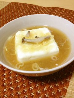 ヘルシー!みぞれあんかけ豆腐-レシピのメイン写真