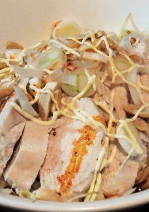 よだれ鶏混ぜそば-レシピのメイン写真