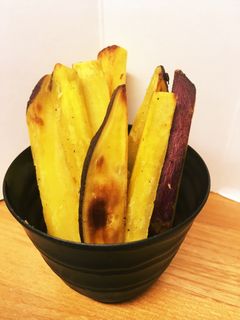 さつまいもスティックをココナッツオイルで-レシピのメイン写真