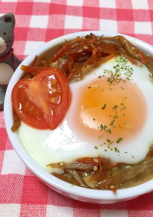 きんぴらごぼうのココットカマン♪-レシピのメイン写真