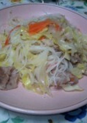 ほたて風味焼きビーフン♪-レシピのメイン写真