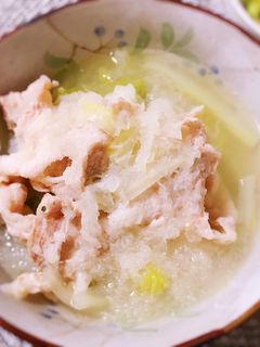 白菜と豚肉のみぞれ煮-レシピのメイン写真