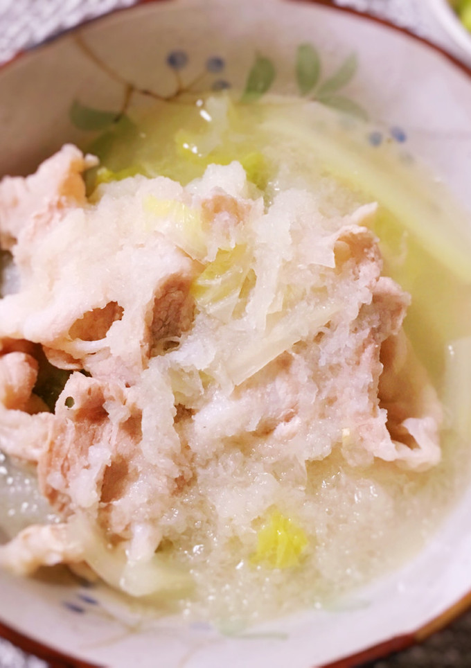白菜と豚肉のみぞれ煮-レシピのメイン写真