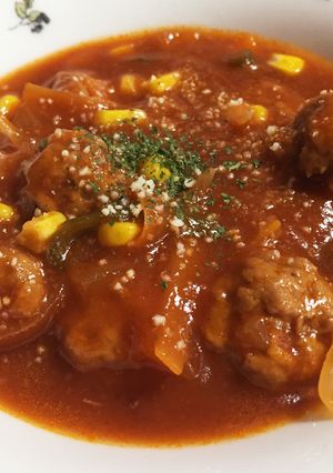 具沢山ミートボール ケチャップ味-レシピのメイン写真