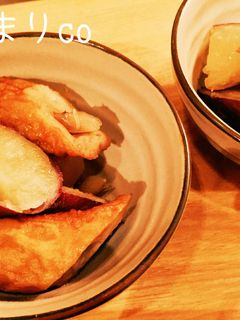 さつまいもとゴボウ天の煮物(圧力鍋)-レシピのメイン写真