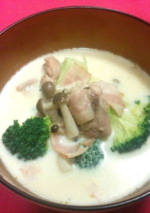 糖質制限★豆乳スープ-レシピのメイン写真