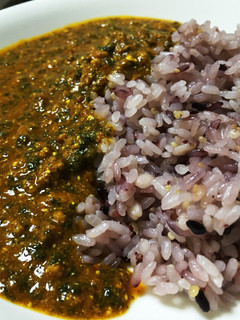 ほうれん草とひき肉のカレー-レシピのメイン写真