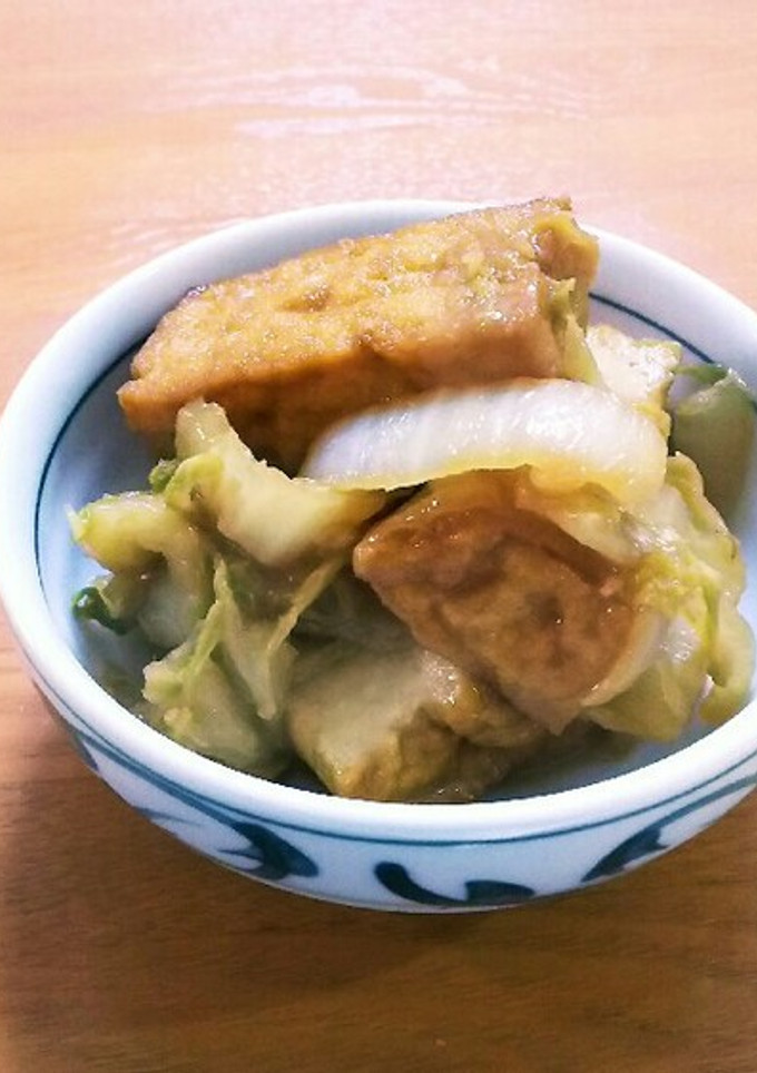 厚揚げと白菜の照り焼き風☆-レシピのメイン写真