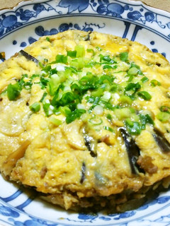 茄子とごぼうの柳川煮-レシピのメイン写真