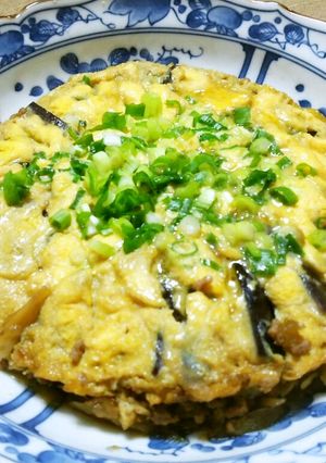 茄子とごぼうの柳川煮-レシピのメイン写真
