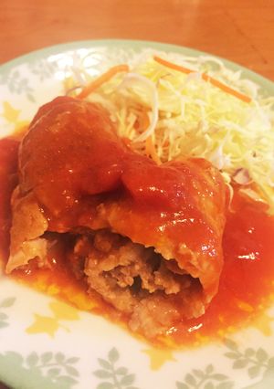 簡単晩ごはん♡豚肉のロール煮込み-レシピのメイン写真