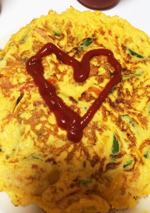 ピーマンオムレツ-レシピのメイン写真