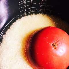 トマト丸ごと1個！トマトご飯！-レシピのメイン写真