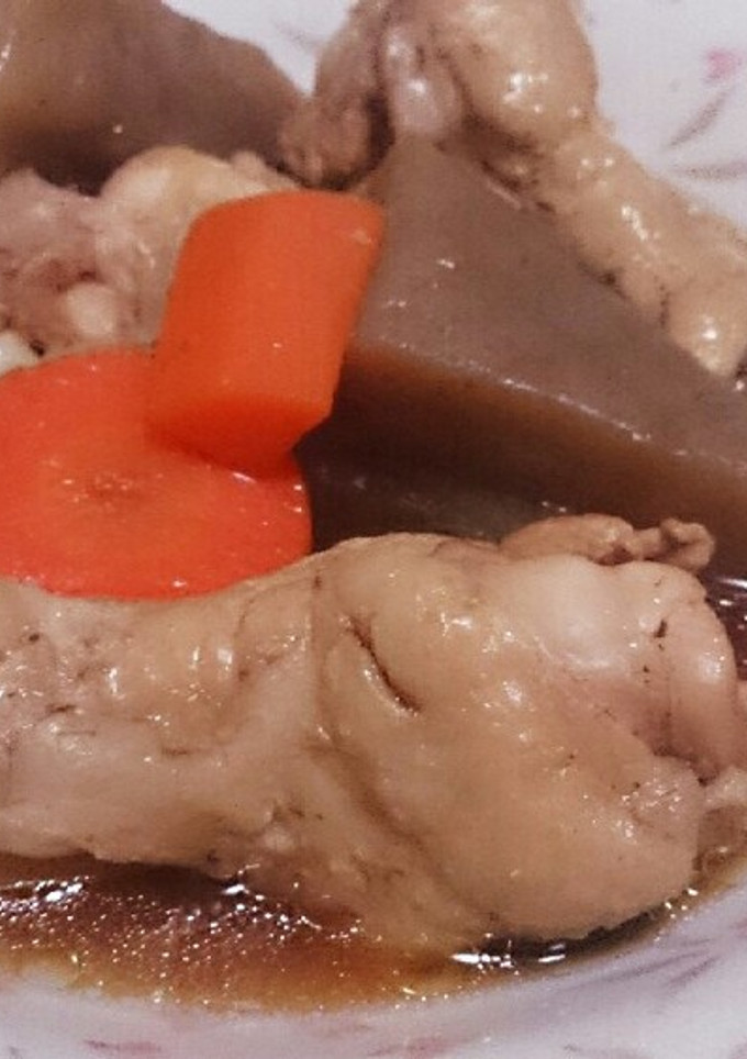 簡単でおいしい手羽元の煮物-レシピのメイン写真
