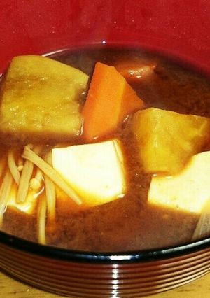 味噌汁はさつまいも！甘くて美味しい-レシピのメイン写真