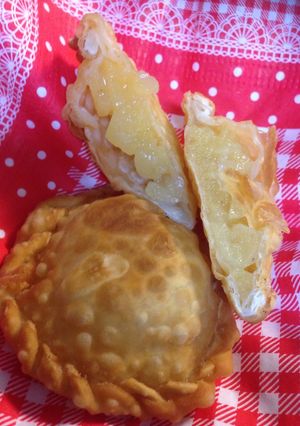 レンジにおまかせアップルパイの中身-レシピのメイン写真
