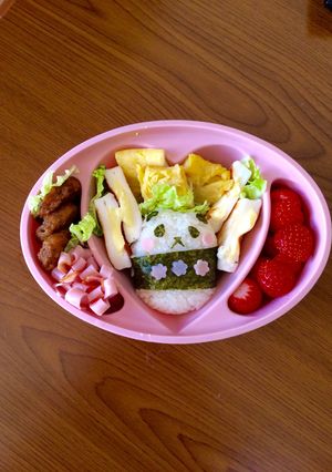 簡単♪キャラ弁♪パンダおにぎり♪-レシピのメイン写真