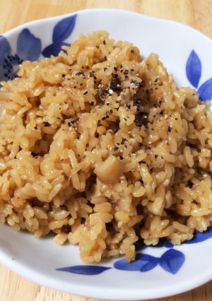 簡単!きのこのバター醤油炊き込みご飯-レシピのメイン写真