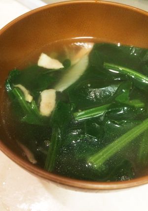 ほうれん草とベーコンのカレースープ-レシピのメイン写真