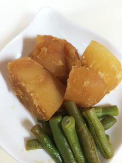 簡単♪ ジャガイモと隠元の煮物-レシピのメイン写真
