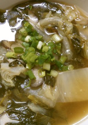 簡単！ 白菜と ほうれん草の中華スープ♪-レシピのメイン写真
