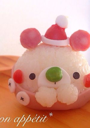 ほかほかマフラー*くまさんおにぎり-レシピのメイン写真