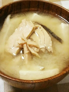 だし要らず!シーチキンのお味噌汁-レシピのメイン写真