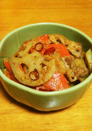 蓮根の胡麻きんぴら-レシピのメイン写真