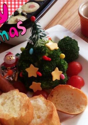 クリスマスブロコリーツリー-レシピのメイン写真