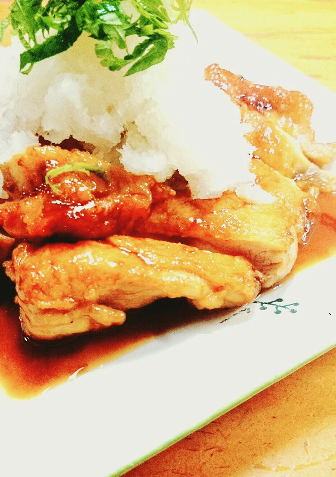 鶏の照り焼き 大根おろし添え-レシピのメイン写真