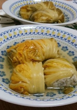 はんぺんでふわふわ♪和風ロール白菜☆-レシピのメイン写真