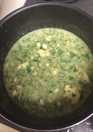 幼児向けとろとろ水菜あん豆腐-レシピのメイン写真