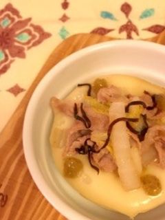 ゆず香る♪豚しゃぶと白菜のココットカマン-レシピのメイン写真