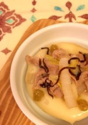 ゆず香る♪豚しゃぶと白菜のココットカマン-レシピのメイン写真