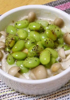 枝豆のココットカマン-レシピのメイン写真